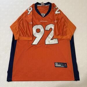 Reebok Denver Broncos #92 Elvis Dumervil Jersey Size 54 Men’s